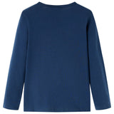 VidaXL children's shirt with long sleeves 92 Navy blue