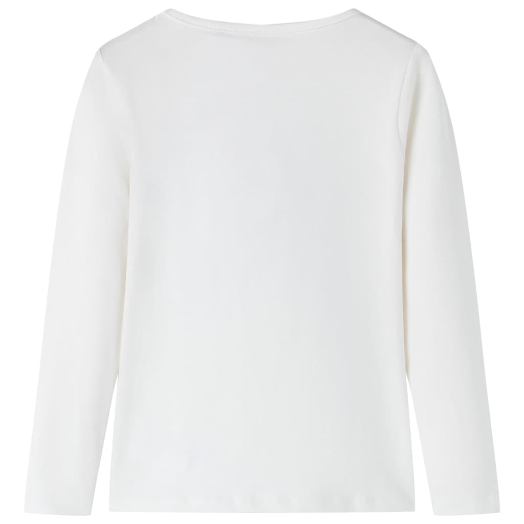 VidaXL children's shirt with long sleeves 92 ecrukligious