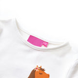 Vidaxl children's shirt with long sleeves 104 ecrukligious