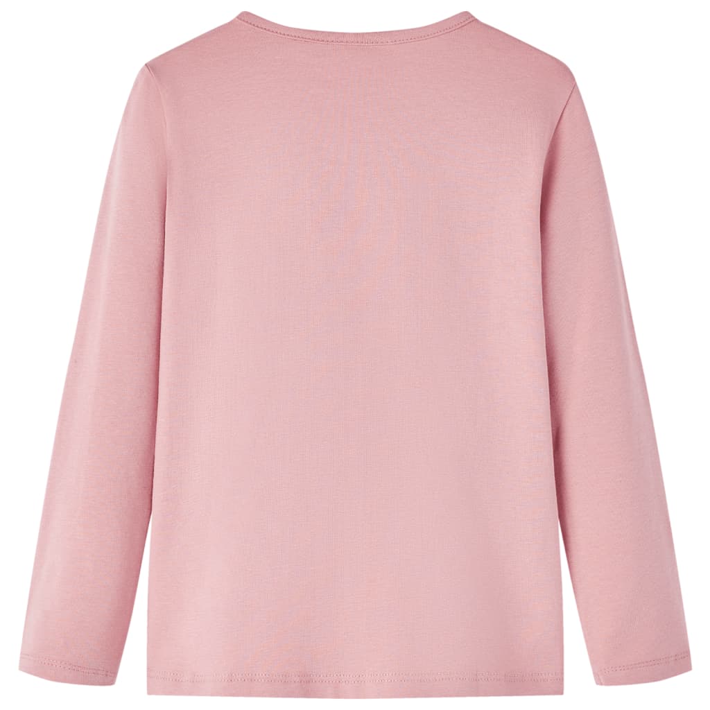 Vidaxl Children's shirt with long sleeves 92 light pink