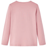 Vidaxl Children's shirt with long sleeves 92 light pink