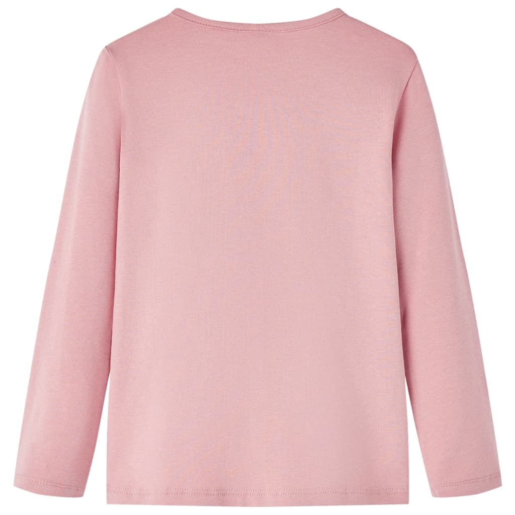 Vidaxl Children's shirt with long sleeves 116 light pink