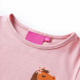 Vidaxl Children's shirt with long sleeves 116 light pink