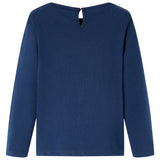 VidaXL children's shirt with long sleeves 92 Navy blue