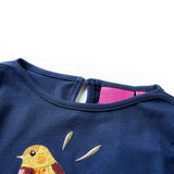Vidaxl children's shirt with long sleeves 128 navy blue