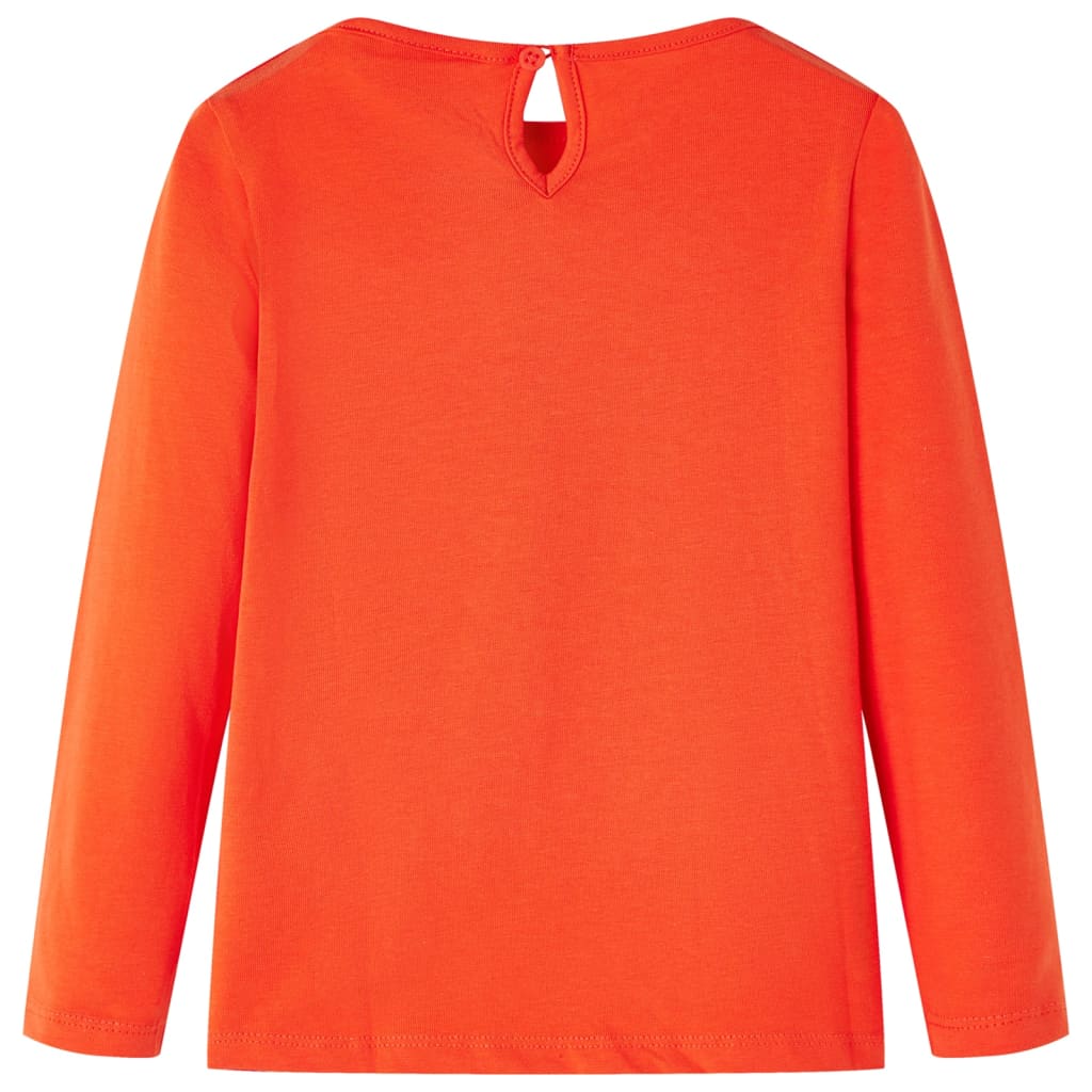 Vidaxl Children's shirt with long sleeves 92 Donkeroranje