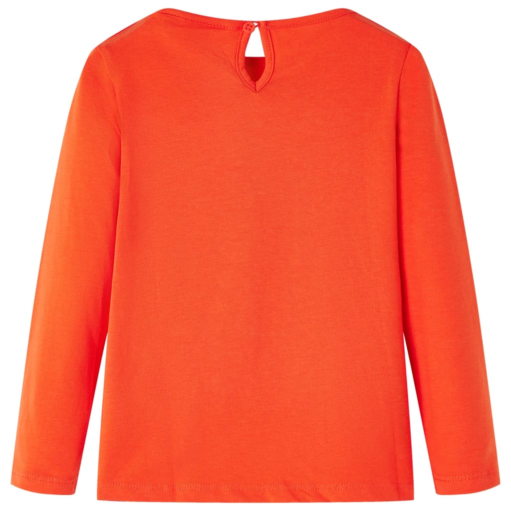 Vidaxl Children's shirt with long sleeves 104 Donkeroranje