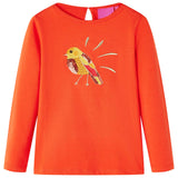 Vidaxl Children's shirt with long sleeves 116 Donkeroranje