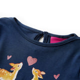 Vidaxl children's shirt with long sleeves 140 navy blue
