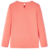 Camicia per bambini Vidaxl con maniche lunghe 92 coralli