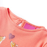 Camicia per bambini Vidaxl con maniche lunghe 116 coralli