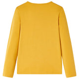 VidaXL children's shirt with long sleeves 92 Donkerokerkligent