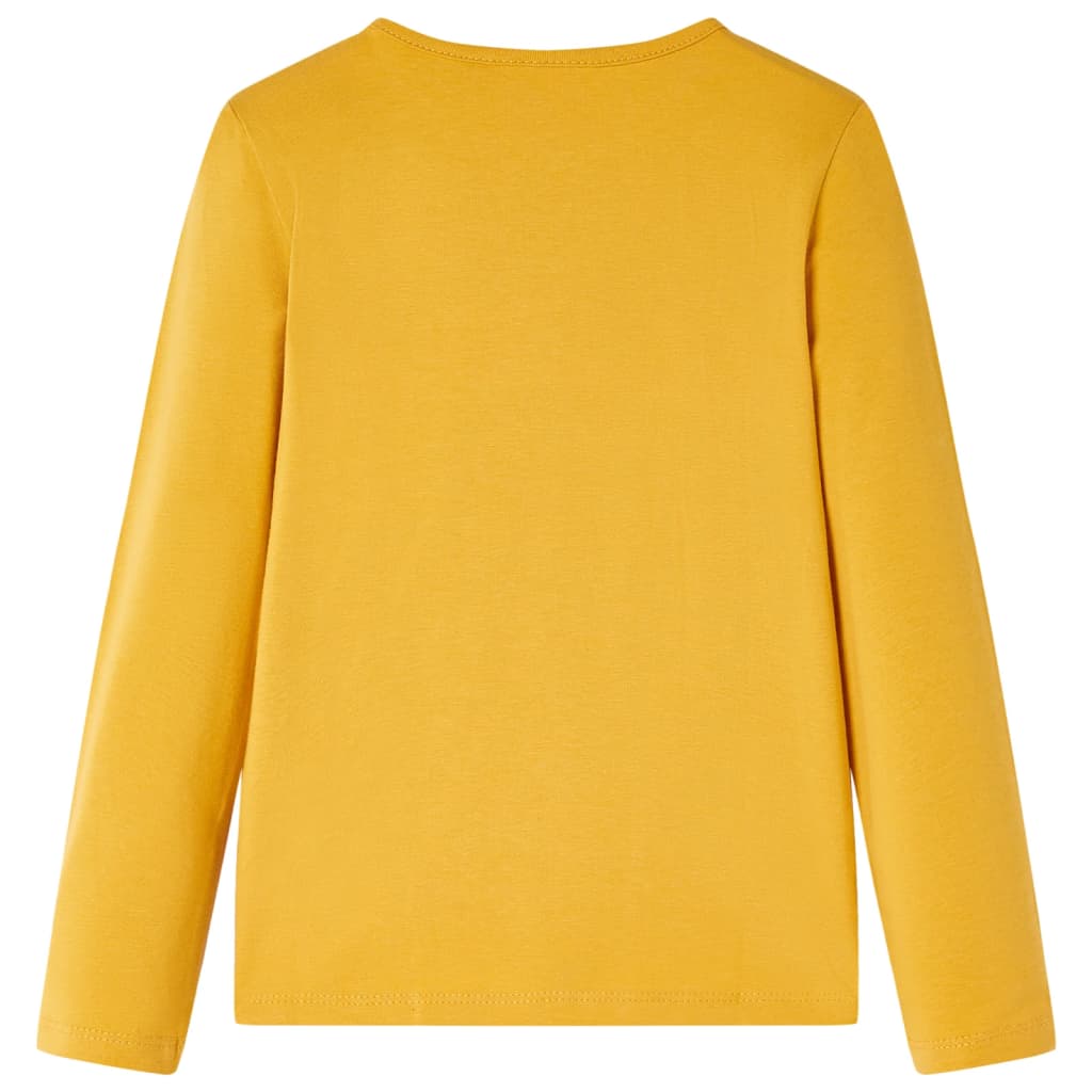 VidaXL children's shirt with long sleeves 104 Donkerokerkligent