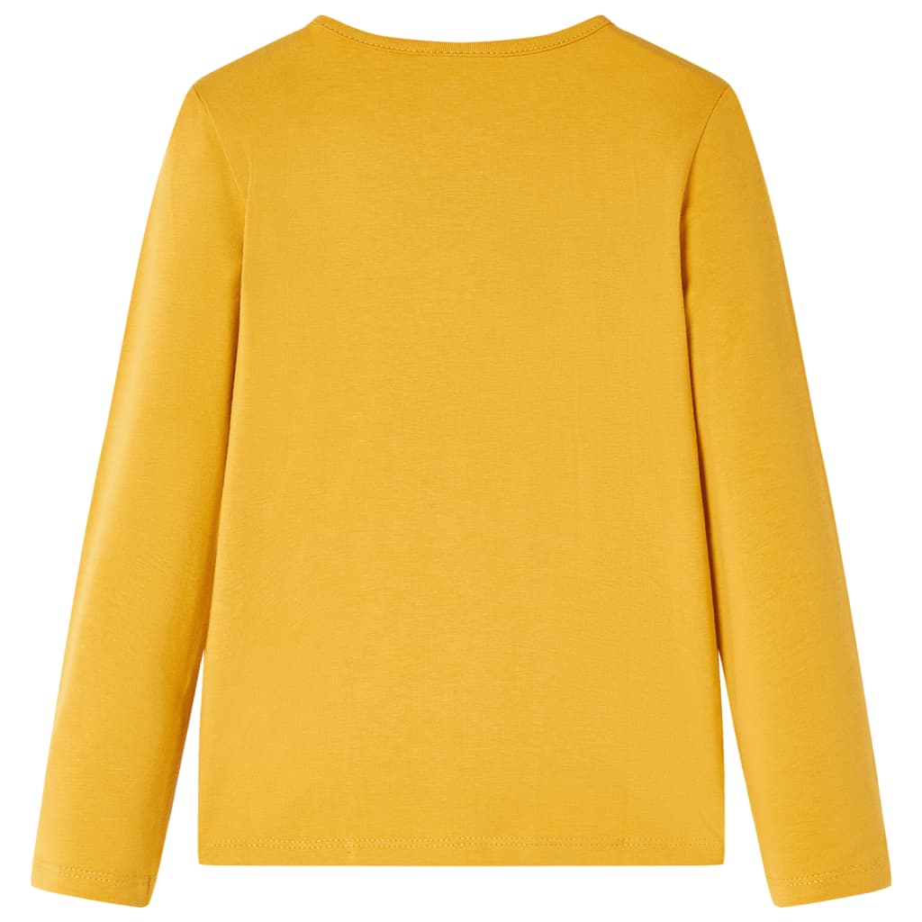 VidaXL children's shirt with long sleeves 116 Donkerokerkligent
