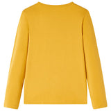 VidaXL children's shirt with long sleeves 116 Donkerokerkligent