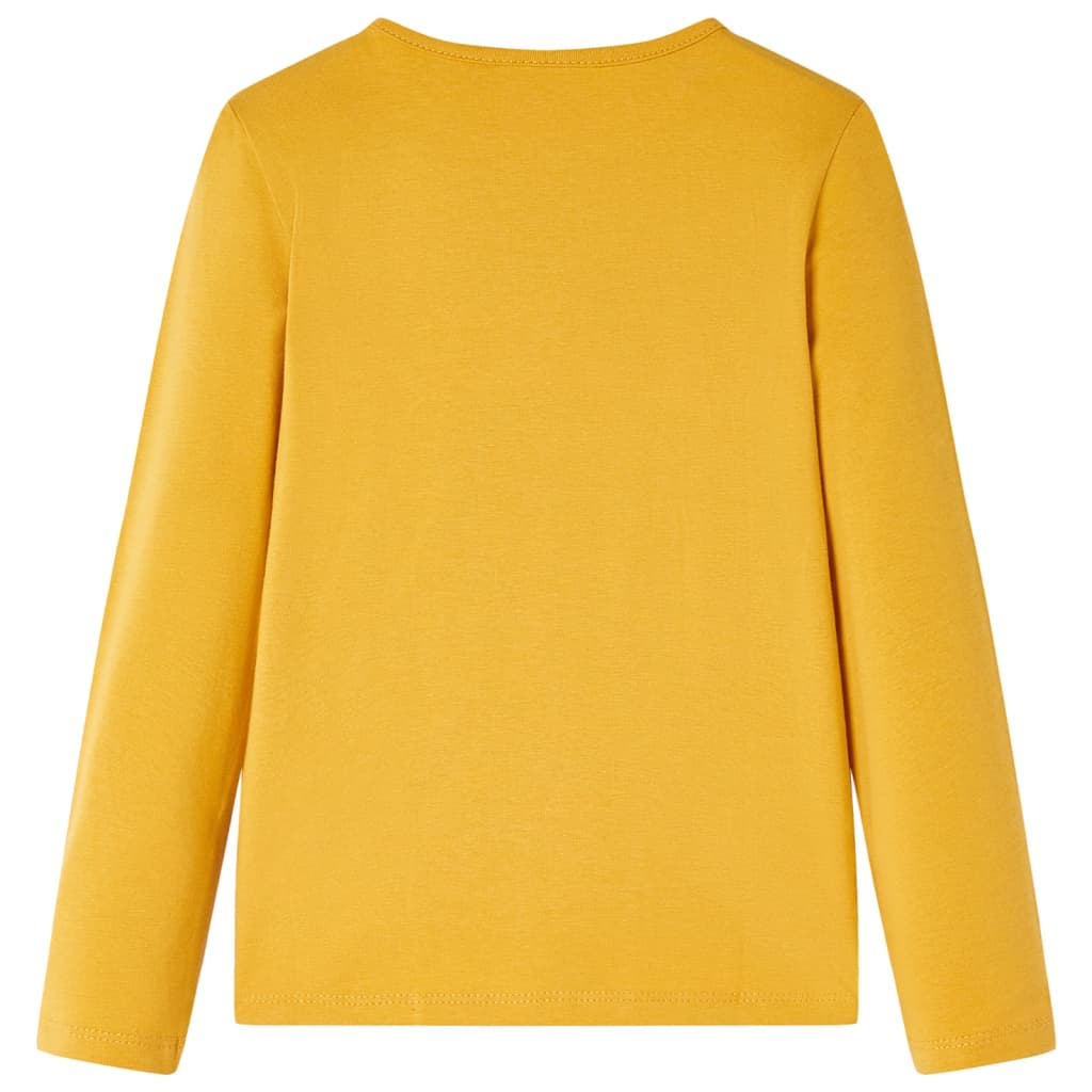VidaXL children's shirt with long sleeves 128 Donkerokerkligent