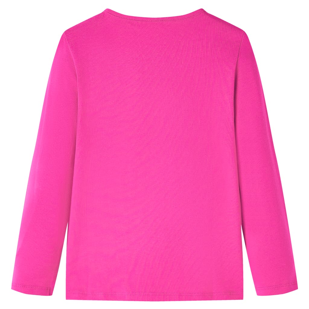 Vidaxl Children's shirt with long sleeves 92 Dark pink