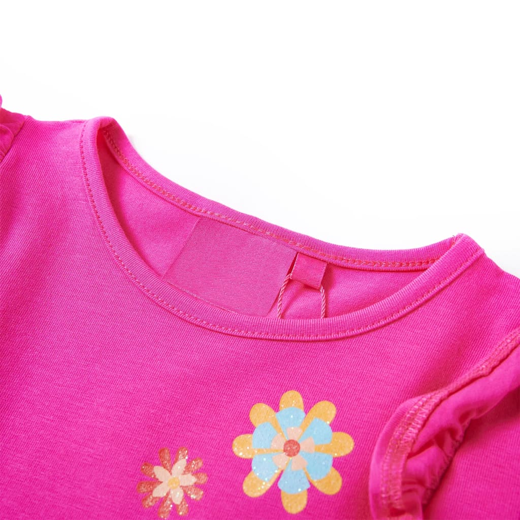 Vidaxl Children's shirt with long sleeves 104 Dark pink