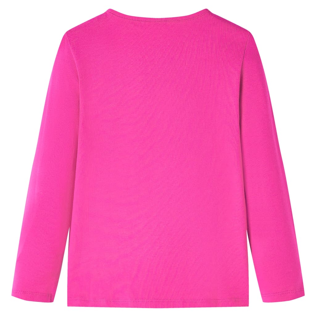 Vidaxl Children's shirt with long sleeves 128 Dark pink
