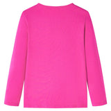 Vidaxl Children's shirt with long sleeves 128 Dark pink