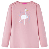 Vidaxl Children's shirt with long sleeves 92 light pink