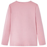 Vidaxl Children's shirt with long sleeves 128 light pink