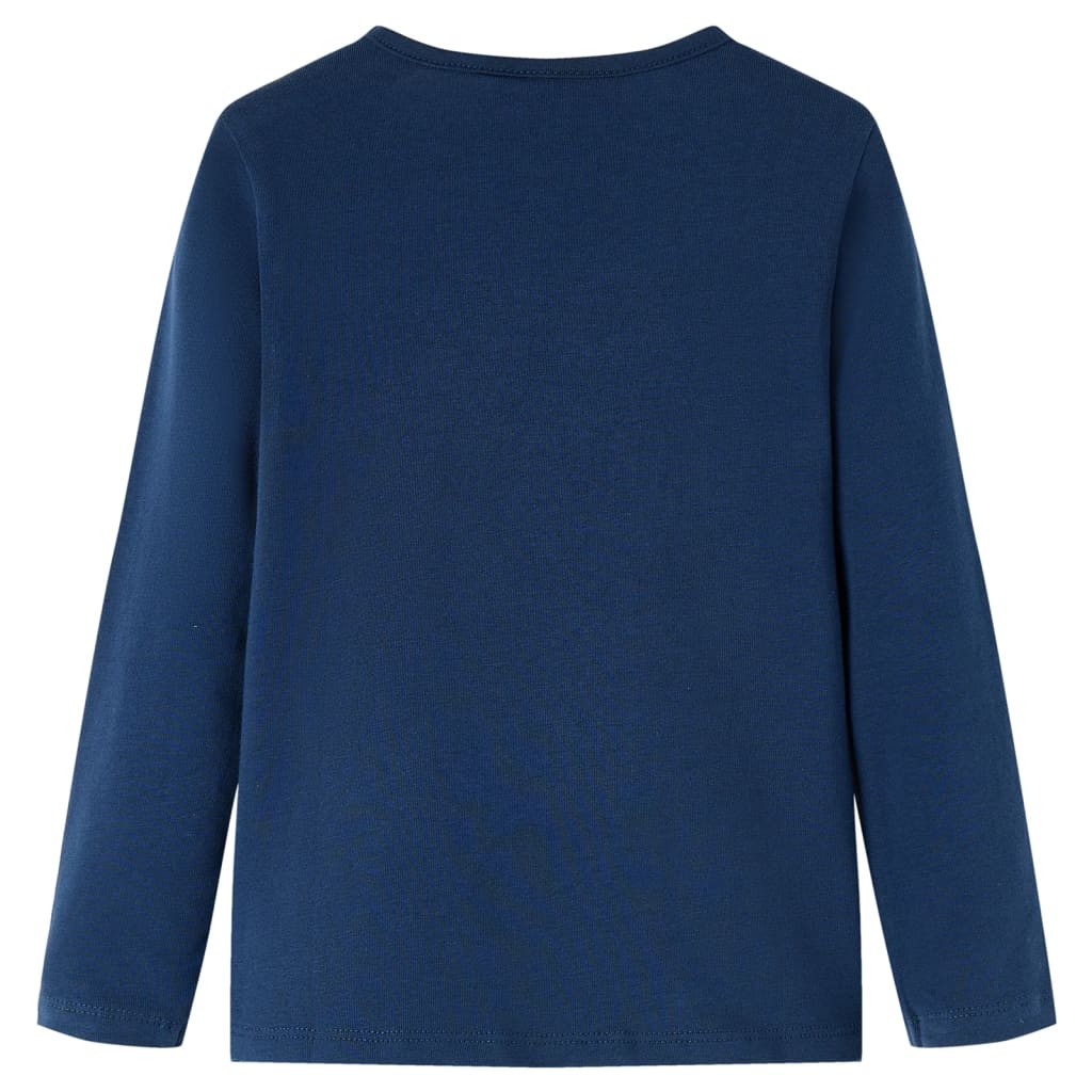 VidaXL children's shirt with long sleeves 92 Navy blue