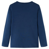VidaXL children's shirt with long sleeves 92 Navy blue