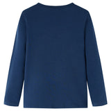 Vidaxl children's shirt with long sleeves 128 navy blue