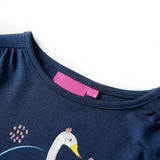 Vidaxl children's shirt with long sleeves 128 navy blue