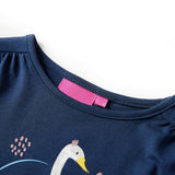 Vidaxl children's shirt with long sleeves 140 navy blue