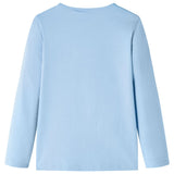 Vidaxl children's shirt with long sleeves 104 light blue