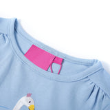 Vidaxl children's shirt with long sleeves 128 light blue