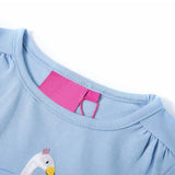 Vidaxl children's shirt with long sleeves 140 light blue