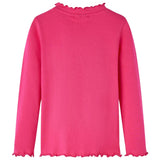 Vidaxl Children's shirt with long sleeves 104 bright pink