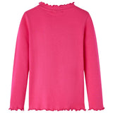 Vidaxl Children's shirt with long sleeves 128 bright pink