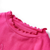 Vidaxl Children's shirt with long sleeves 128 bright pink
