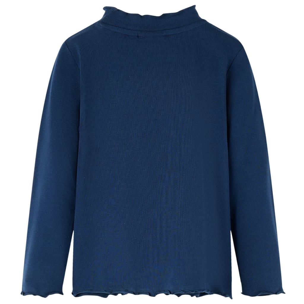 Vidaxl Children's shirt Long sleeves 92 Navy blue