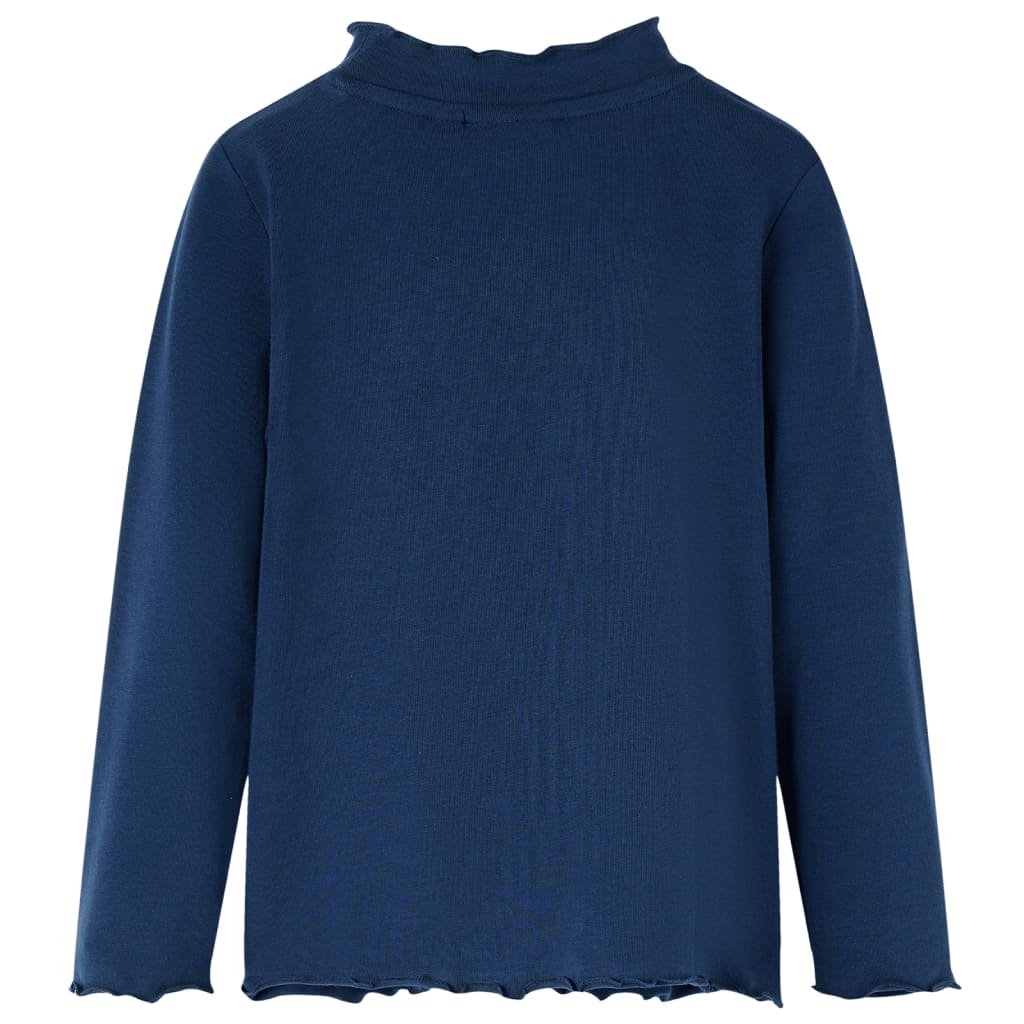 Vidaxl Children's shirt Long sleeves 104 Navy blue