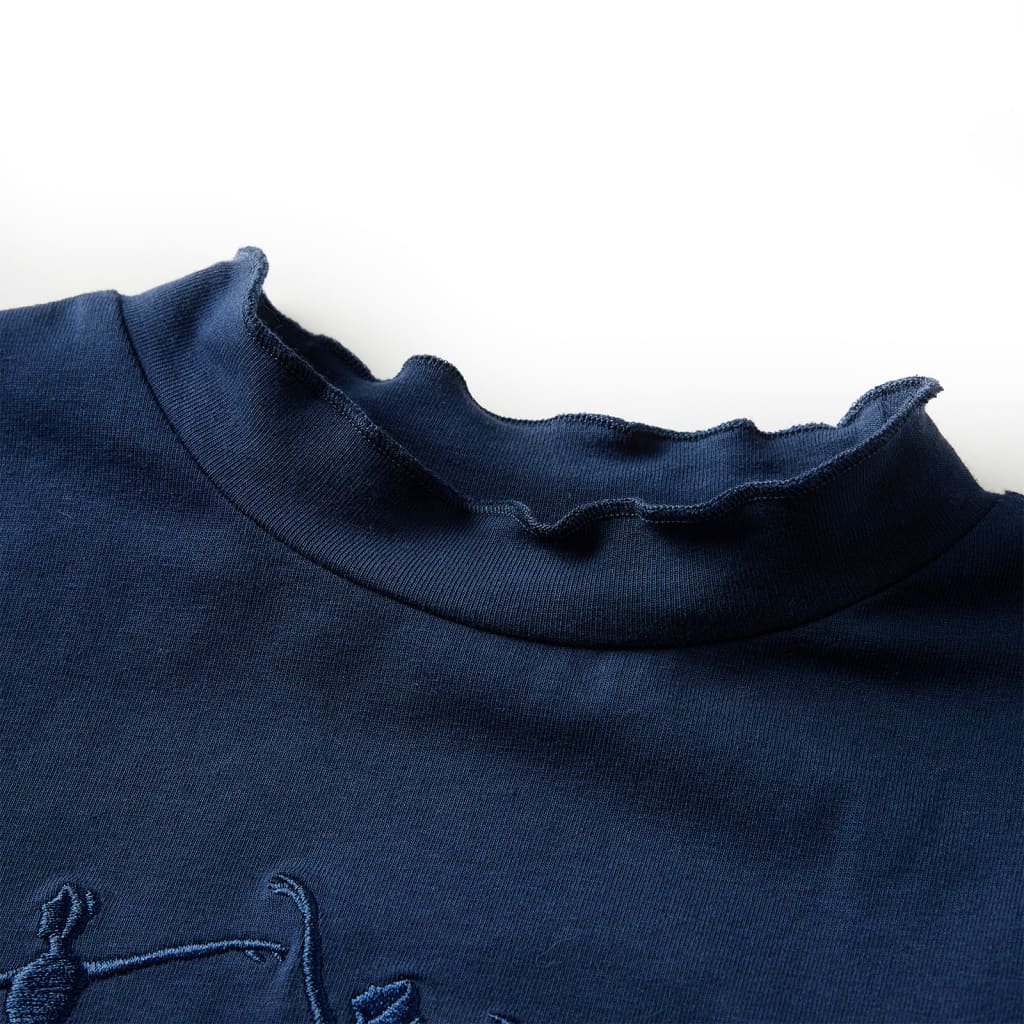 Vidaxl Children's shirt Long sleeves 140 Navy blue