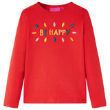 Vidaxl Children's shirt with long sleeves 92 red