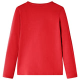 Vidaxl Children's shirt with long sleeves 92 red