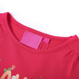 Vidaxl Children's shirt with long sleeves 128 bright pink