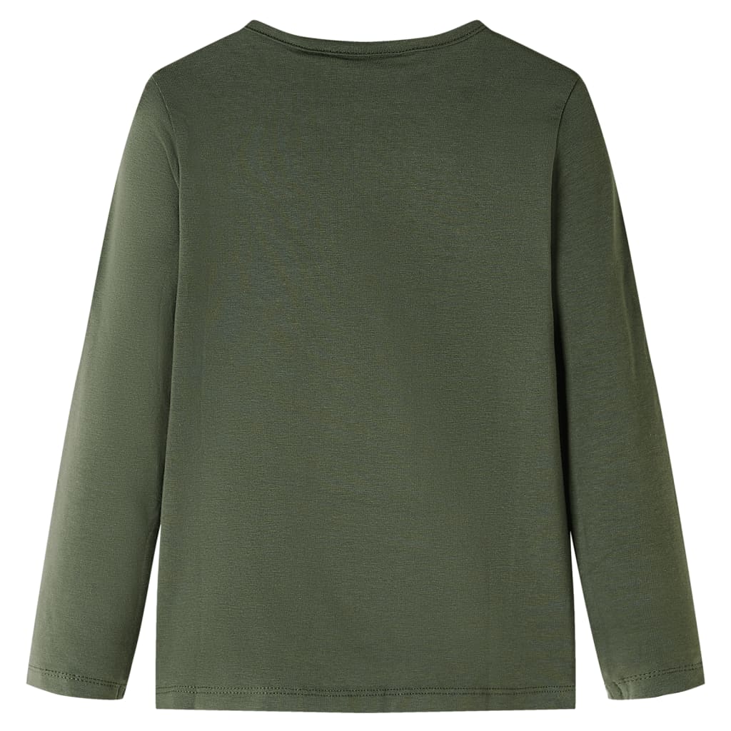 Vidaxl Children's shirt with long sleeves 92 Kakikentig