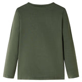 Vidaxl Children's shirt with long sleeves 92 Kakikentig