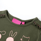 Vidaxl Children's shirt with long sleeves 92 Kakikentig