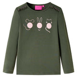 VidaXL children's shirt with long sleeves 116 Kakikentig