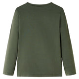 VidaXL children's shirt with long sleeves 116 Kakikentig