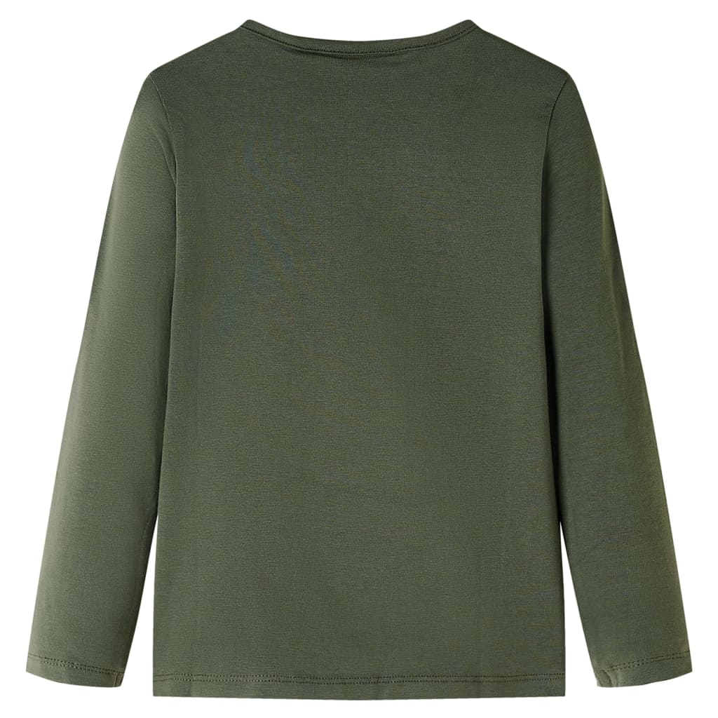 Camicia per bambini Vidaxl con maniche lunghe 140 kack
