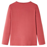 Vidaxl Children's shirt with long sleeves 92 rose brown